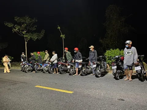 An Giang: Ngăn chặn kịp thời nhiều đối tượng tụ tập đua xe trái phép