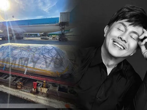 Xót xa hình ảnh linh cữu cố nghệ sĩ Chí Tài di chuyển từ sân bay về nhà quàn