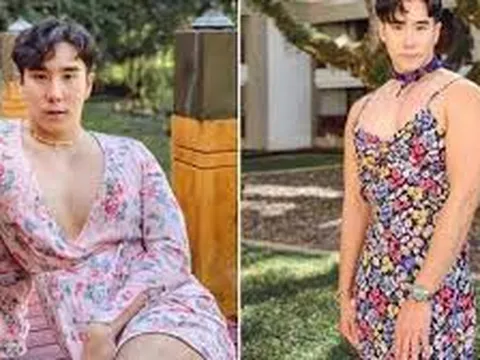Chàng trai đi du lịch nhưng "xách nhầm" vali quần áo của vợ, kết quả cho ra đời bộ ảnh như show diễn thời trang khiến cư dân mạng... lác mắt