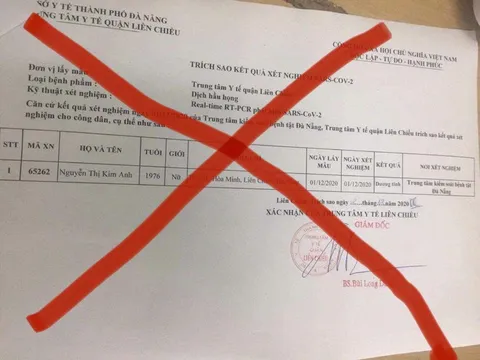 2 nữ điều dưỡng bị phạt 20 triệu đồng vì sửa kết quả xét nghiệm Covid-19 từ "âm tính" sang "dương tính"