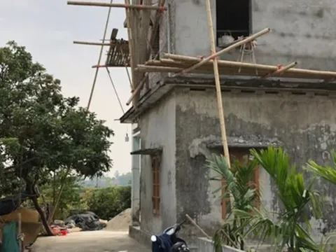 Sập giàn giáo khi đang thi công nhà tại Thái Bình khiến 3 công nhân tử vong