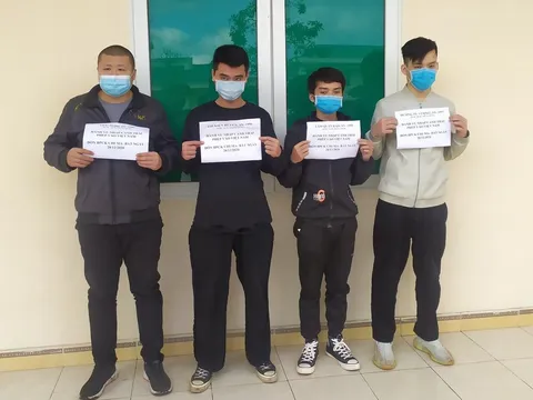 Phát hiện 4 người Trung Quốc đang nhập cảnh trái phép vào Việt Nam