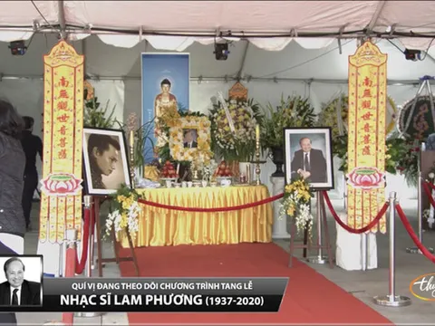 Tang lễ nhạc sĩ Lam Phương: NS Hoài Linh, Phạm Quỳnh Anh gửi lời tiễn biệt từ Việt Nam