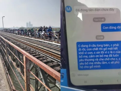 Người mẹ sốc nặng khi con trai nhảy cầu Long Biên tự tử: 'Thời gian gần đây con có dấu hiệu bị trầm cảm'