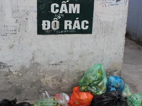 Hành vi đổ rác không đúng nơi quy định bị xử lý như thế nào?