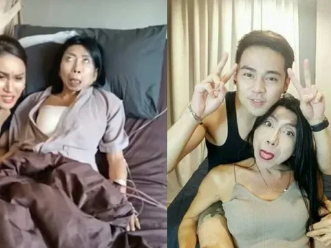'Thảm họa' chuyển giới Thái Lan gây sốc với hình ảnh mắt trợn ngược, hấp hối ở bệnh viện