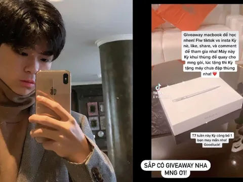 Rich kid chi 100 triệu để mua vé ngồi cạnh Ngọc Trinh 'cho không' MacBook gần 30 triệu trên trang cá nhân