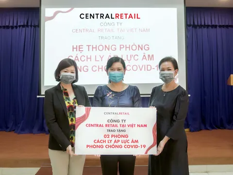 Tặng 4 phòng cách ly áp lực âm phòng chống dịch Covid-19