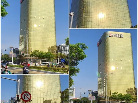 Chủ tịch Đà Nẵng yêu cầu xử lý sai phạm tại hai tòa nhà ốp kính vàng phản quang gây chói mắt