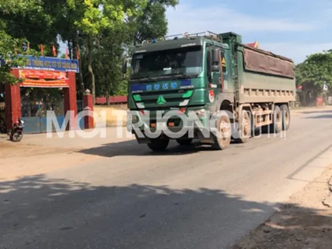 'Binh đoàn xe quá khổ, quá tải' lộng hành trên đường TP Chí Linh