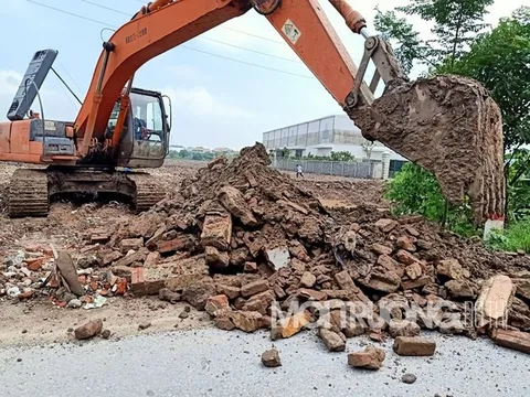Hưng Yên: Dự án chưa được giao đất, chủ đầu tư đã san lấp ồ ạt