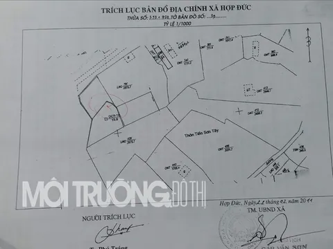 Tân Yên: Chính quyền xã Hợp Đức tiếp tục 'xẻ thịt' đất dân đem bán?!
