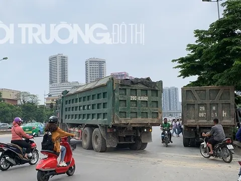 TTGT Q.Cầu Giấy xử phạt xe quá tải 'nhẹ tay': Liệu có đủ sức răn đe?