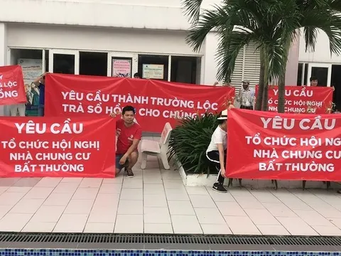 Cư dân chung cư 4s Linh Đông 'nổi nóng' đòi quyền lợi từ CĐT
