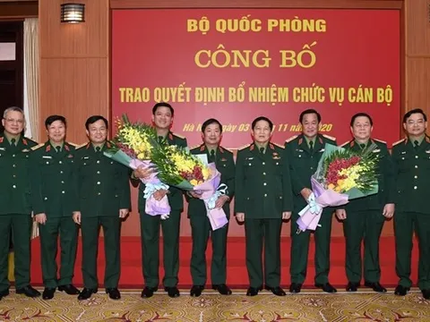 Trao quyết định bổ nhiệm hai Thứ trưởng Bộ Quốc phòng