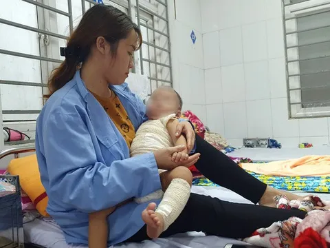Thầy lang chữa bỏng giá 25 triệu đồng khiến bé trai bị hoại tử da