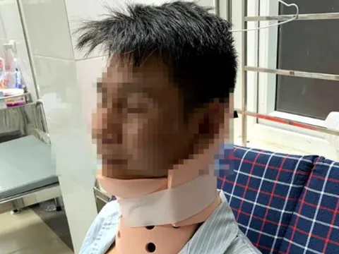 Sau va chạm giao thông, nam tài xế bị đánh gãy đốt sống cổ