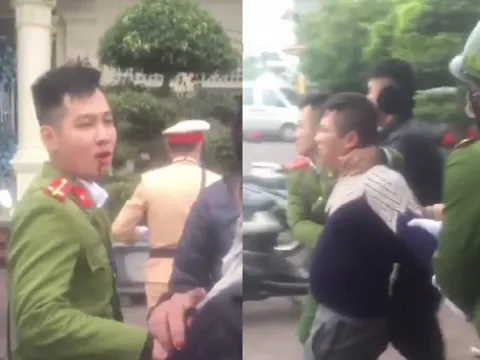 Nam thanh niên hung hãn đấm chảy máu mũi Trung úy cảnh sát dương tính với ma tuý