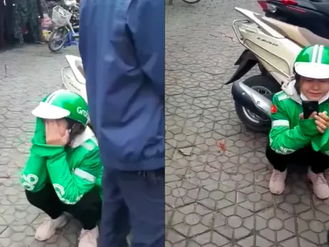 Grab xác minh thông tin nữ tài xế xe ôm công nghệ khóc nức nở giữa phố vì bị khách lừa lấy điện thoại