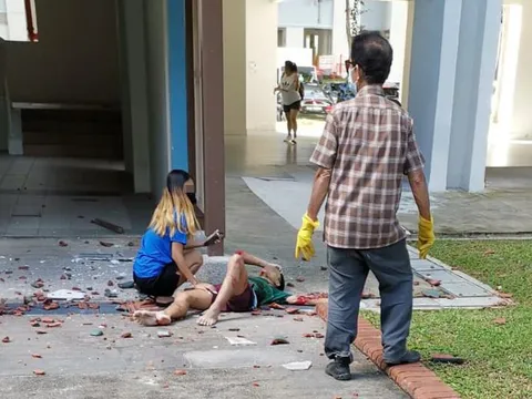 Bạn gái đòi chia tay, chàng trai nhảy lầu tự tử nhưng không chết