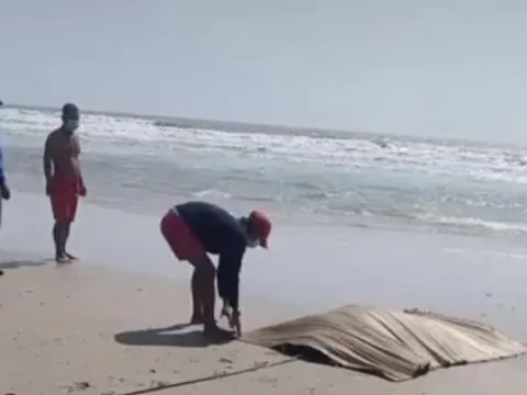 Du khách hốt hoảng phát hiện thi thể nam giới trôi dạt trên biển Vũng Tàu