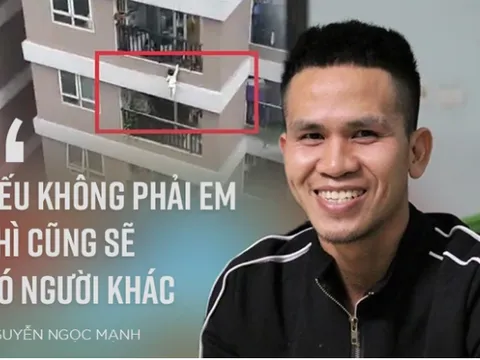 Người cứu bé gái rơi từ tầng 12A: 'Mọi người đưa em lên chín tầng mây, cao quá, em không đi được'