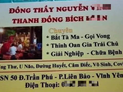 Công an vào cuộc làm rõ thông tin thầy đồng 'bắt tà ma, chữa Covid-19'