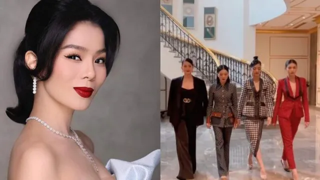 Lệ Quyên thả dáng bên các nàng hậu: Thần thái đỉnh cao, catwalk đầy tự tin