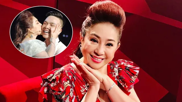 NSƯT Thoại Mỹ bất ngờ công khai hôn 'trai trẻ'