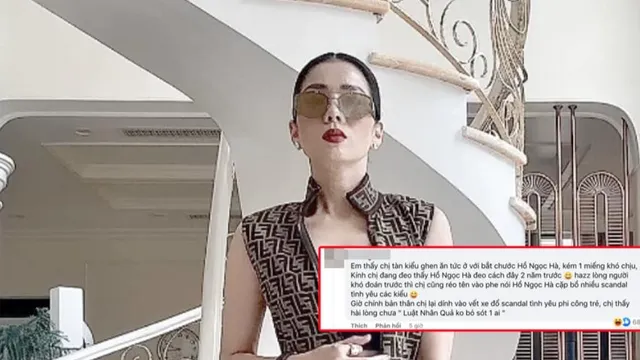 Bị nói bắt chước Hồ Ngọc Hà, Lệ Quyên gọi khán giả là 'bại não, của nợ'