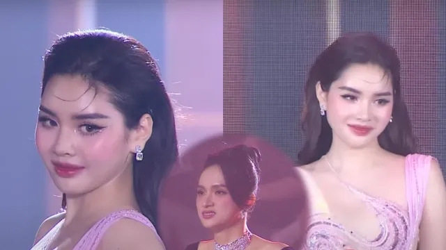 Biểu cảm gây chú ý của Hương Giang khi nhìn thí sinh từng 'nói xấu' mình trình diễn