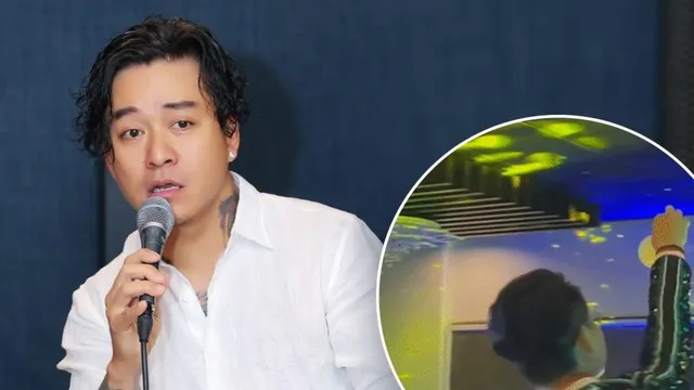 Tuấn Hưng gây xôn xao khi nhặt 'phụ tùng' của khán giả nữ 'bỏ quên' trên sân khấu