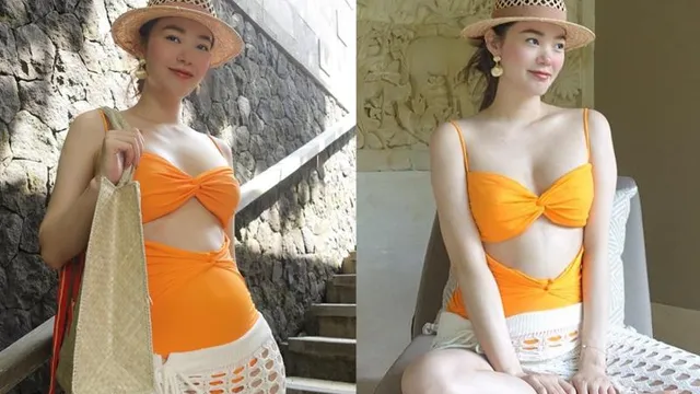 Mẹ bầu Minh Hằng nhập đường đua bikini ngày hè, nhan sắc 10 điểm còn thần thái thế nào?