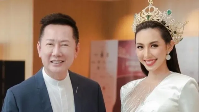 Trước khi vướng ồn ào 'cạch mặt' Thùy Tiên, ông Nawat từng 'gây sự' với một nàng Hậu đình đám Vbiz