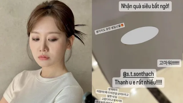 Nhận quà đắt tiền từ sao nam Vbiz, Hari Won bất ngờ thốt lên một điều