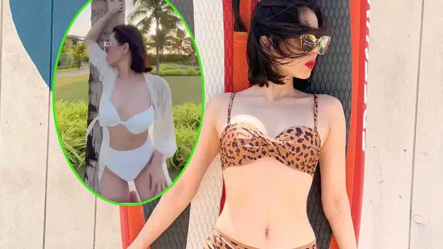 Lệ Quyên mặc bikini khoe body mướt mắt, Lâm Bảo Châu nịnh bạn gái cực ngọt