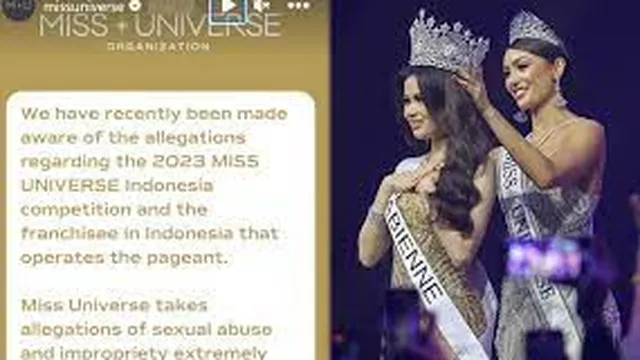 Miss Universe lên tiếng về cáo buộc BTC Hoa hậu Indonesia quấy rối tình dục thí sinh
