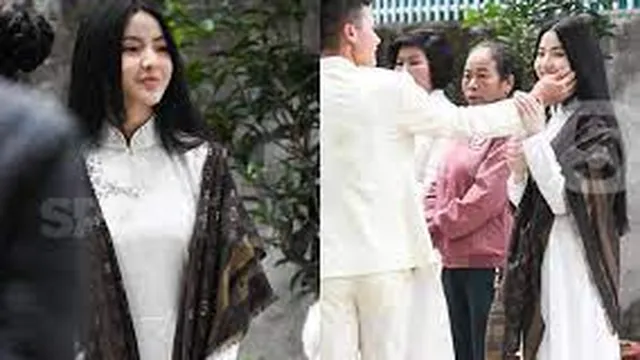 Chỉ một chi tiết, dân mạng nghi Chu Thanh Huyền có 'tin vui' trong lễ dạm hỏi với Quang Hải