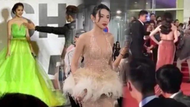 Ngoài Thùy Tiên, Nam Em - Angela Phương Trinh cũng từng bị mời rời thảm đỏ trong trạng thái 'quê xệ'