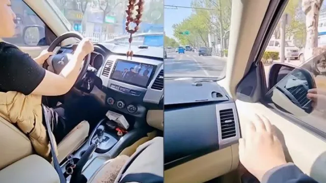 Clip: Cười chảy nước mắt với ông chồng giúp đỡ vợ khi mới lấy bằng lái ô tô