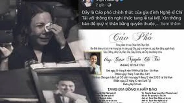 Linh cữu cố nghệ sĩ Chí Tài được hỏa táng ở Mỹ: Khán giả Việt có thể xem tang lễ qua live stream!
