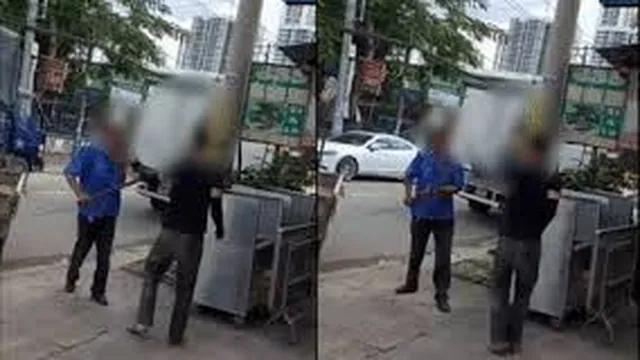Clip: Định bỏ trốn sau va chạm, ông chú cầm gậy đuổi đánh nam thanh niên ngay trên đường